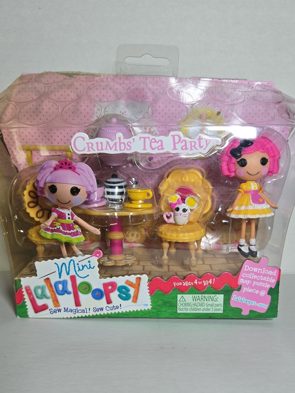 2010 Mini Lalaloopsy Crumb' Tea Party OOB Includes Box